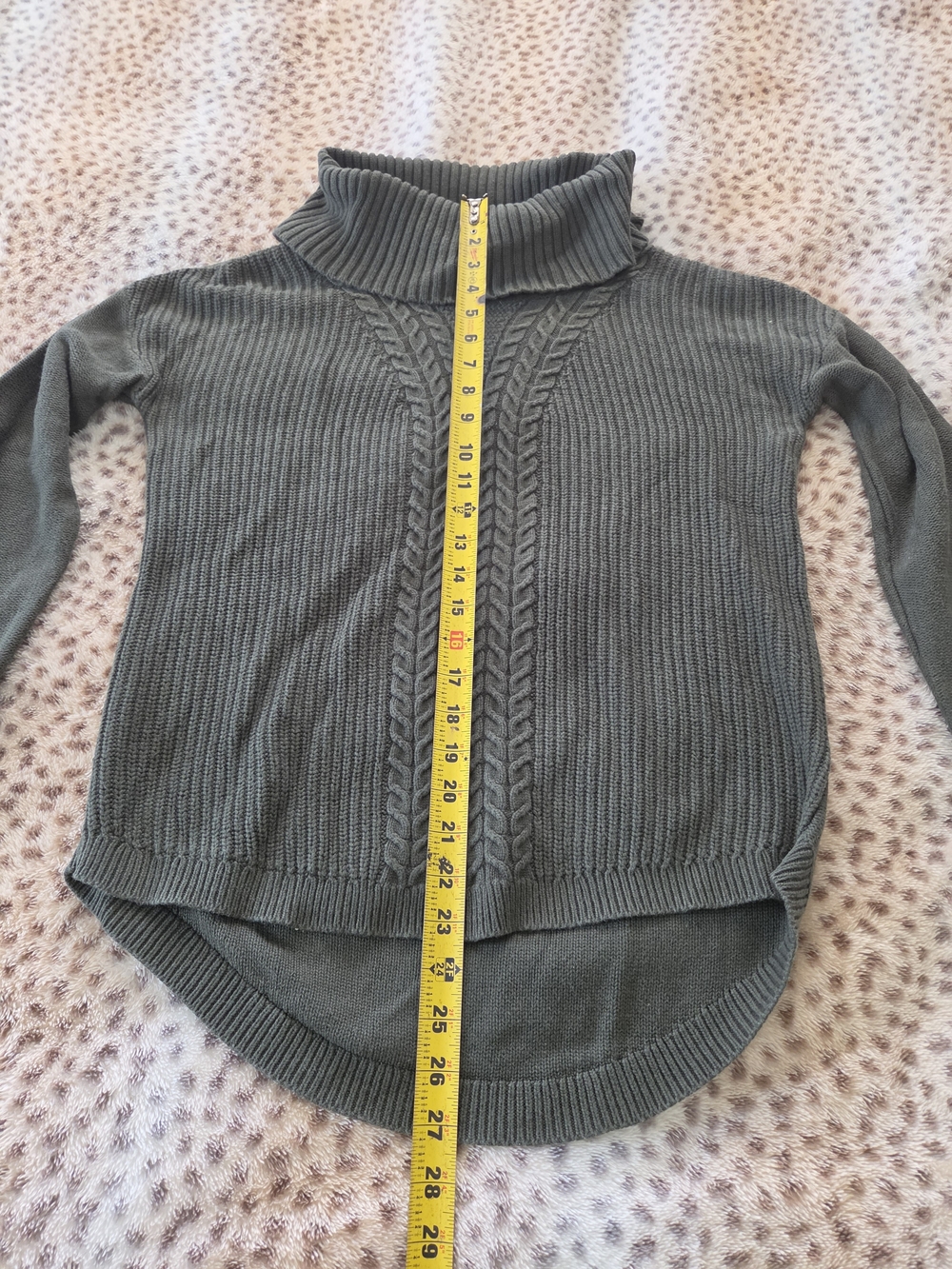 Banana Republic Cable-Knit Turtleneck Sweater - Gray - Picture 6 of 10